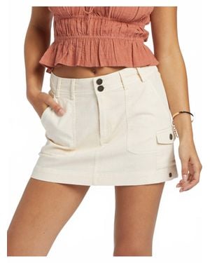 Roxy Roll With It Skirt - White