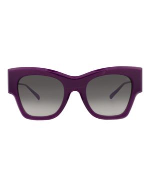 Philipp Plein Cat Eye-Frame Acetate Sunglasses - Purple
