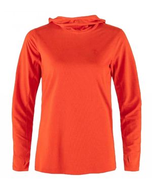 Fjallraven Abisko Sun Hoodie - Red