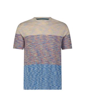 Luchiano Visconti Space Dyed T-Shirt - Blue