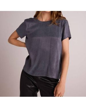 Bella Dahl Crew Neck Tee - Gray
