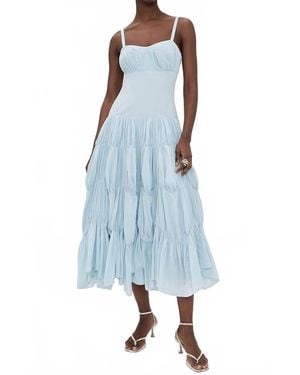 Ulla Johnson Emmalina Sleeveless Midi Dress - Blue