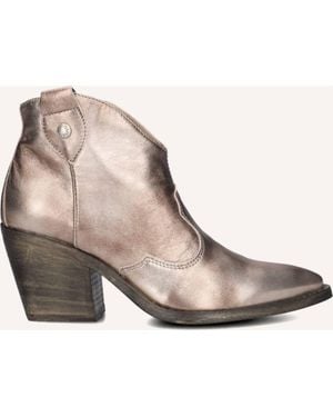 Nero Giardini Lunare Tortora Western Ankle Bootie - Black