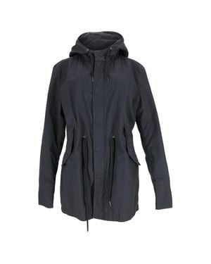 BOSS By Hugo Hooded Parka Jacket - Blue
