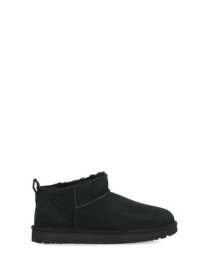 UGG Classic Ultra Mini Ankle Boots - Black