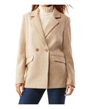 ecru Blazer Coat - Natural