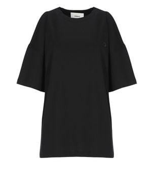 Coperni Cut-Out Shoulder T-Shirt - Black