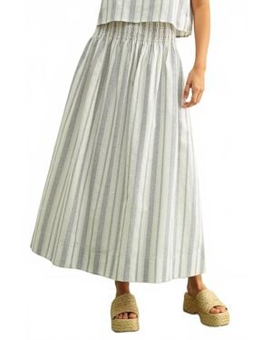 Miou Muse Market Stroll Midi Skirt - Multicolor