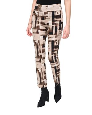 Joseph Ribkoff Slim Fit Full Length Pants - Black