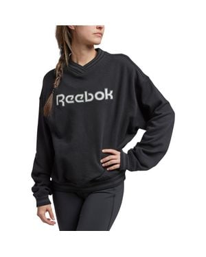 Reebok Team Crew Cotton Sweatshirt - Black