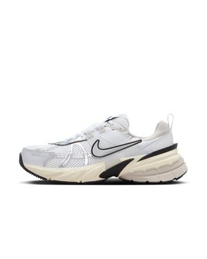 Nike V2K Run Shoes With Reflective Accents - White