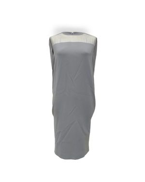 Max Mara Sospiro Cape Shift Dress - Gray