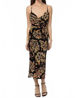 Adelyn Rae Rosalie Midi Dress - Black