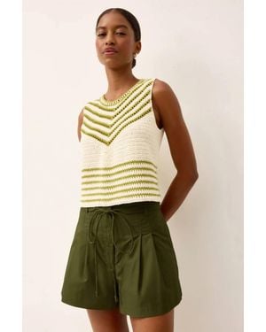 Marie Oliver Cass Sleeveless Top - Green
