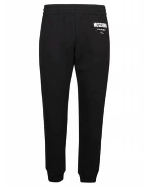 Moschino Logo Sweatpants - Black