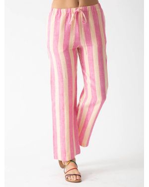 Electric and Rose Sail Linen Pant - Pink