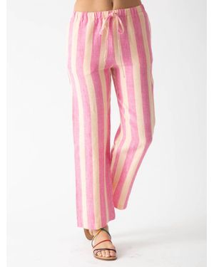 Electric and Rose Sail Linen Pant - Pink