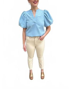 DAZE Shy Girl Crop Jeans - Blue