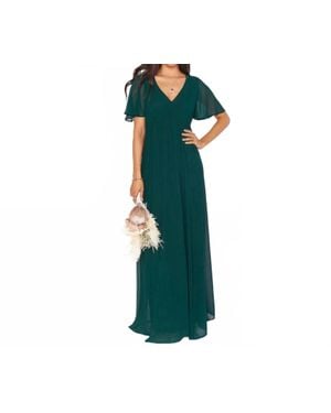 Show Me Your Mumu Emily Empire Maxi Dress - Green