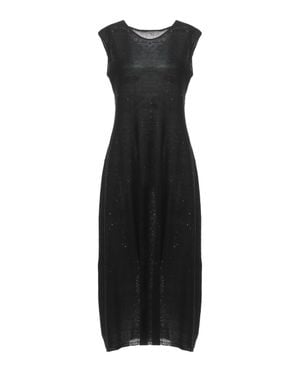 Antonelli Midi Dress With All-Over Sequin Embellishment - Black