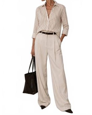 J'Envie/Eli The Upper East Blouse - Natural