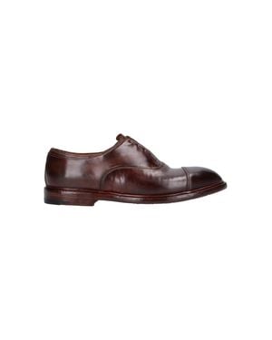 Premiata 100% Leather Flat Shoes - Brown