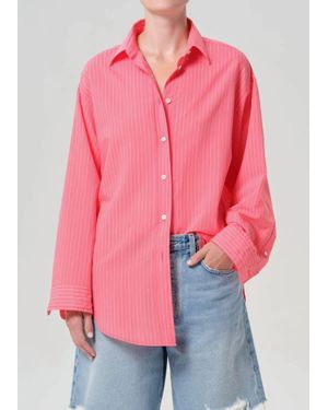 Agolde Sona Shirt - Pink
