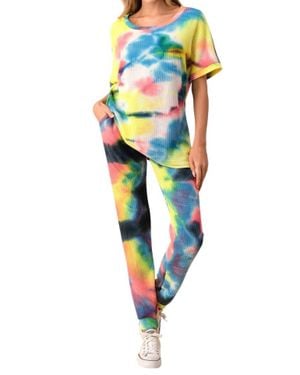 Blumin Ariella Jogger Set - Blue