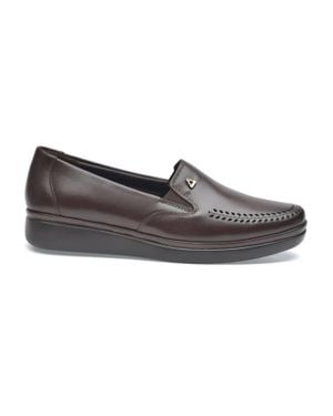 Pazstor Lambskin Mireya Moccasins - Gray