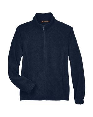 Harriton Full-Zip Fleece - Blue