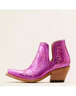 Ariat Dixon X Toe Western Bootie - Purple