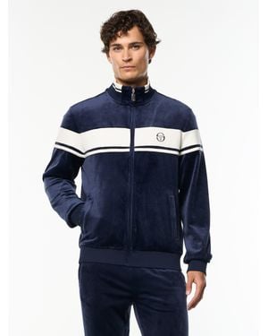 Sergio Tacchini Damarindo Velour Track Jacket - Blue