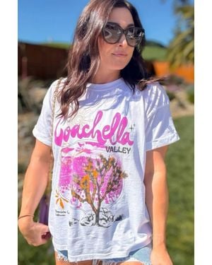 Girl Dangerous Coachella Valley Boyfriend Tee - Purple