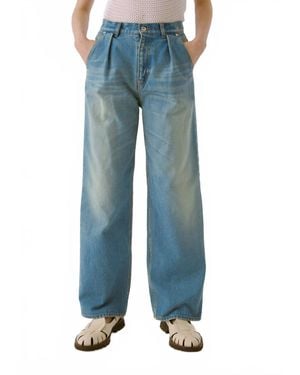 Sayaka Davis Tucked Wide Leg Denim - Blue