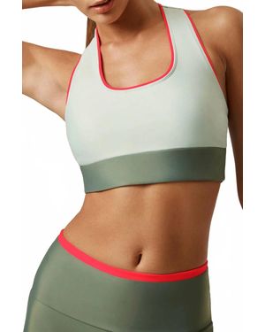 Lanston Element Scoop Neck Bra - Green