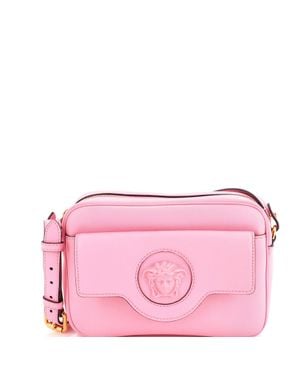 Versace La Medusa Flap Pocket Camera Bag Leather - Pink