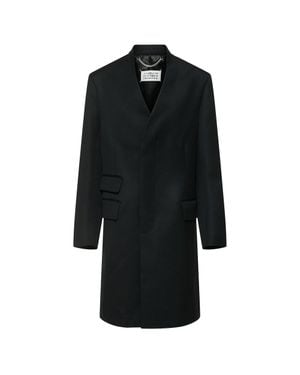 Maison Margiela×/Oversized P coat/黒 Oversized Coat in Black – SVRN