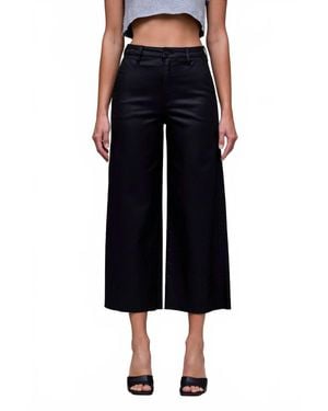Hidden Jeans Nori Coated Cropped Pant - Black