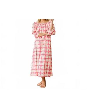 SUNSHINE TIENDA Tile Ace Dress - Red