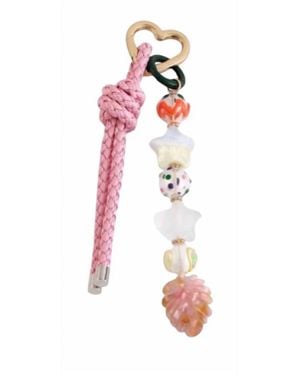 MacRae & Co Starry Bag Charm - White