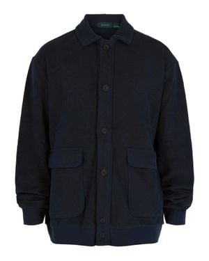 Slowear Zanone Lightweight Coat - Blue