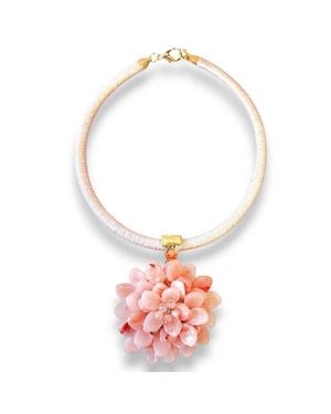 Bijoux Envie Collar Necklace - Red
