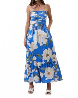 Sugarlips The Charleston Floral Maxi Dress - Blue