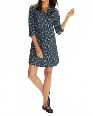 Duffield Lane Lillian Mini Dress - Blue
