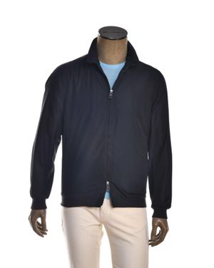 Kiton Kired Liam Polyester Light Jacket - Blue