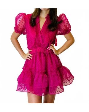 BuddyLove Clementine Dottie Dress - Pink