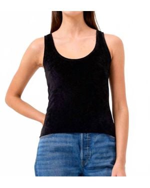 Goldie Tees Velour Tank - Black