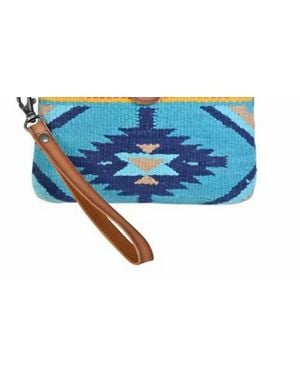 STS Ranchwear Makeup Pouch - Blue