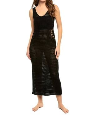 Elan Maxi Swim Cover Up - Black