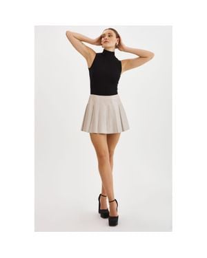 Lamarque Juliana Pleated Skirt - White